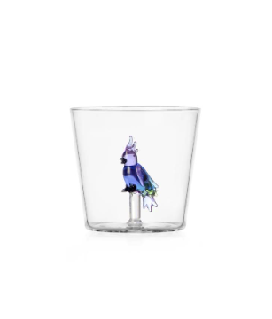 Bicchiere Ichendorf Milano in Vetro CACATUA BLU - CACATUA BLU